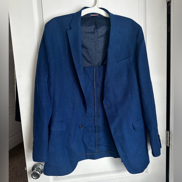 Tommy Hilfiger Men’s Blue Blazer Sport Coat - Picture 2 of 14